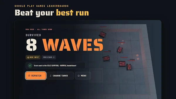 Tank Duel: 2 Player Battle screenshot