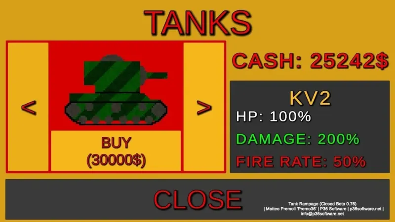 Tank Rider 0.83 screenshot 3