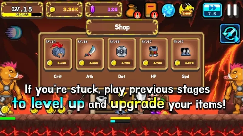 Tap Knight : Dragon's Attack 1.0.14 screenshot 4