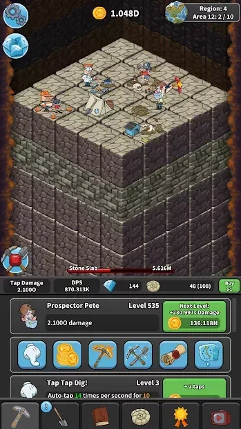 Tap Tap Dig - Idle Clicker Game screenshot 4