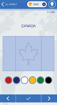 The Flags of the World Quiz screenshot