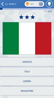 The Flags of the World Quiz screenshot