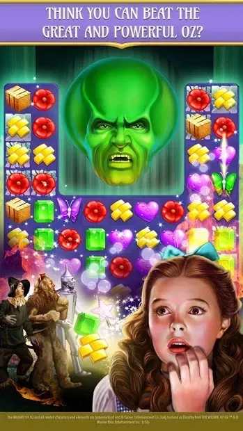 The Wizard of Oz Magic Match 3 screenshot 1