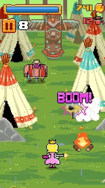 Timber West - Wild West Arcade Shooter screenshot 1