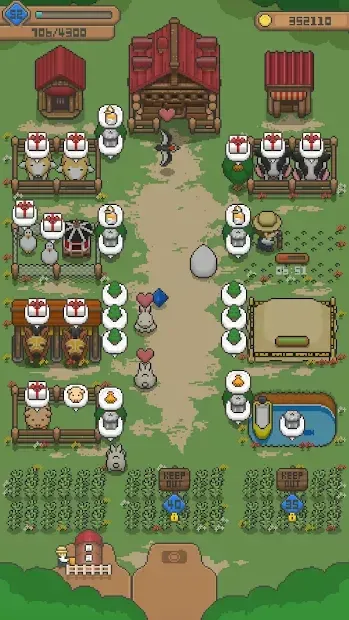 Tiny Pixel Farm - Игра Управление фермой ранчо 1.4.10 screenshot 3