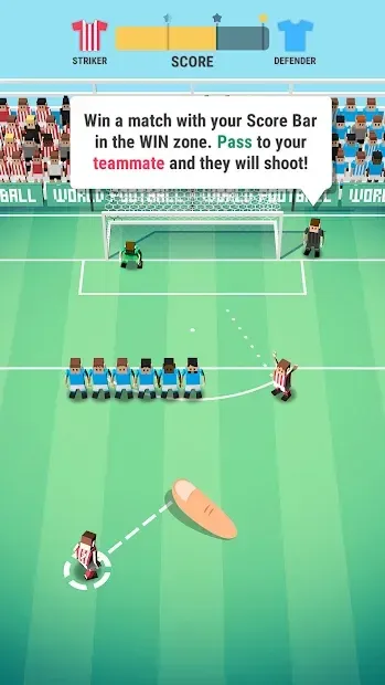 Tiny Striker: World Football screenshot 2