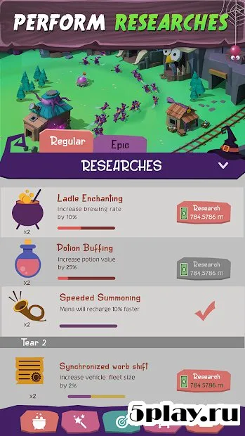 Tiny Witch Clicker: Заварить зелья и жить вечно 2.3.2 screenshot 3