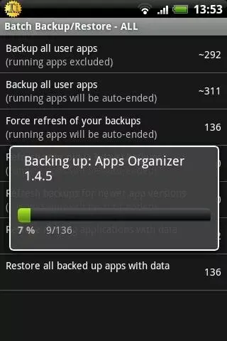 Titanium Backup Pro screenshot 1