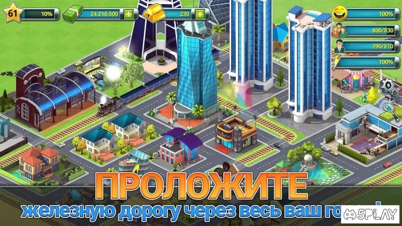 Town Building Games: Tropic City Construction Game screenshot 2