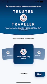 Trusted Traveler screenshot