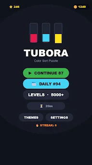 Tubora: Water Sort Puzzle screenshot