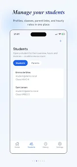 TutorPlanning screenshot