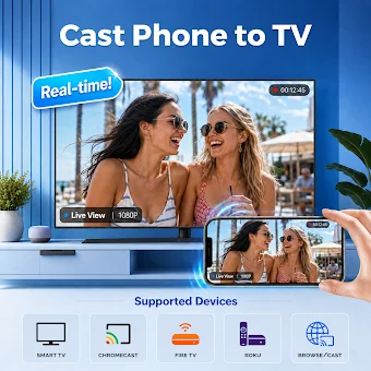 TV Cast Screen Mirroring App screenshot