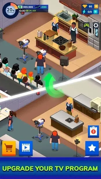 TV Empire Tycoon - Idle Management Game 1.11 screenshot 1