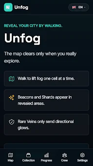 Unfog: a walking fog game screenshot