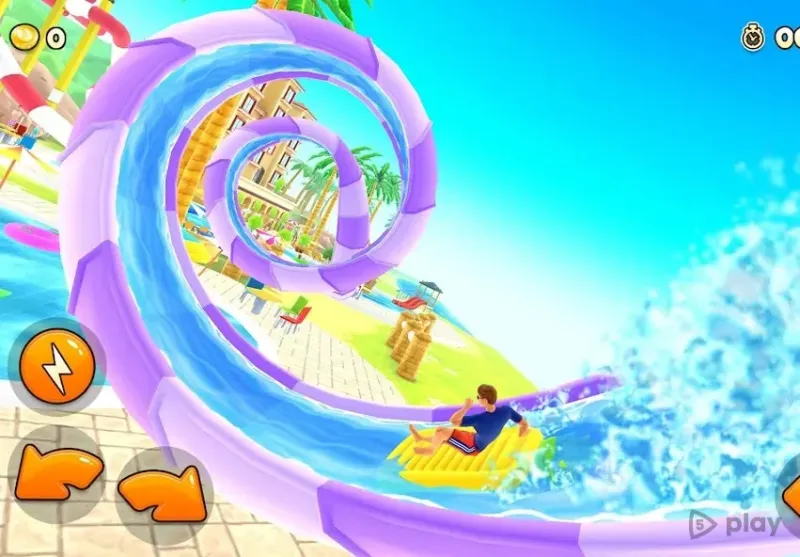 Uphill Rush Water Park Racing screenshot 2