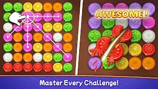 Veggies Cut: Logic Puzzle Game screenshot