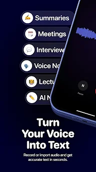 Verbi AI Note Taker & Recorder screenshot