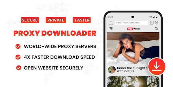 Video Downloader Proxy Browser screenshot