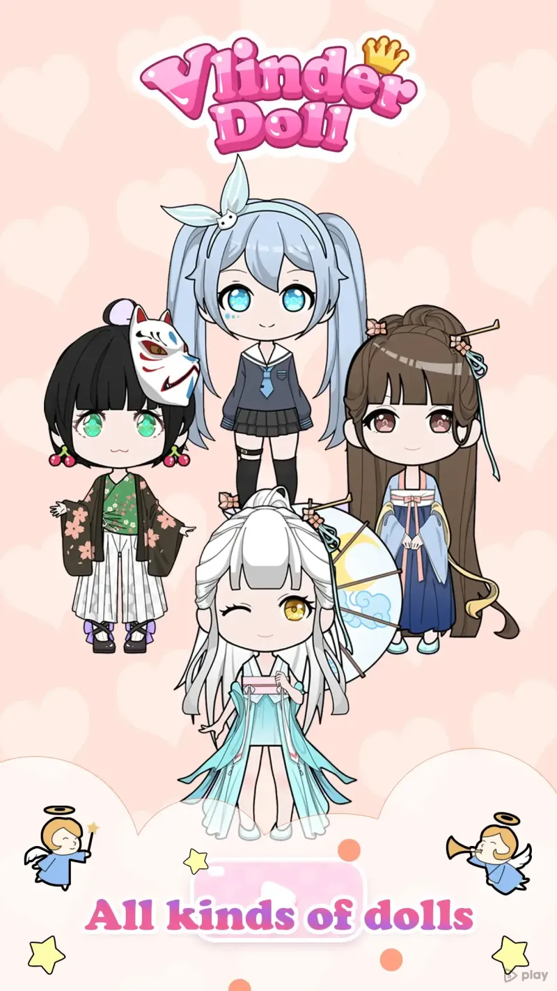 Vlinder Doll - Dress up Games Avatar Creator 3.2.1 screenshot 1