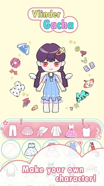 Vlinder Gacha：Stylish Dressup Games 1.2.4 screenshot 2