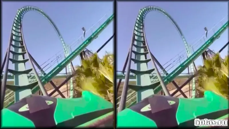 VR Thrills: Roller Coaster 360 (Google Cardboard) screenshot 2