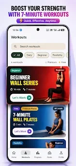 Wall Pilates: Yoga & Workout screenshot