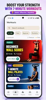 Wall Pilates: Yoga & Workout screenshot