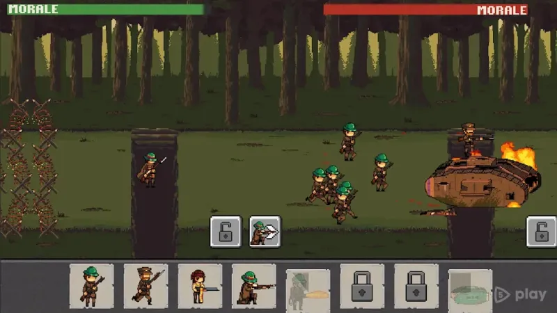 War Troops 1917: Trench Warfare WW1 Strategy Game 1.28 screenshot 3