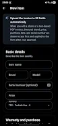 Warranty and Invoice Tracking screenshot