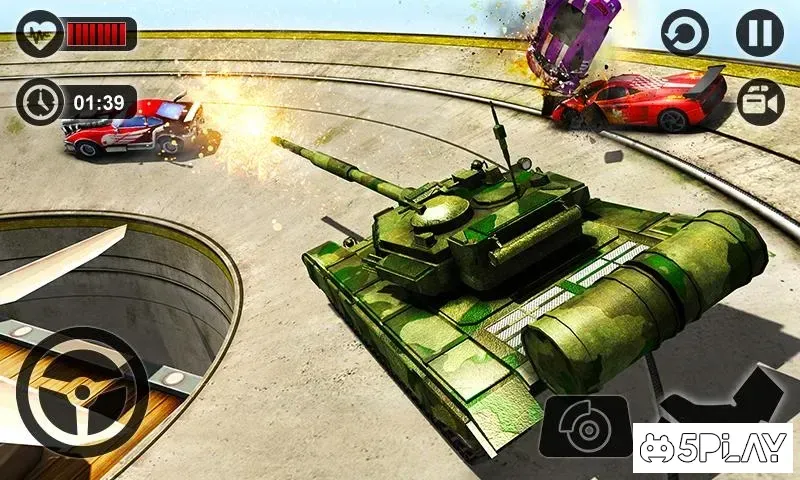 Whirlpool Demolition Derby Tank War Hero screenshot 3