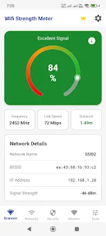 WiFi Strength Meter & Analyzer screenshot