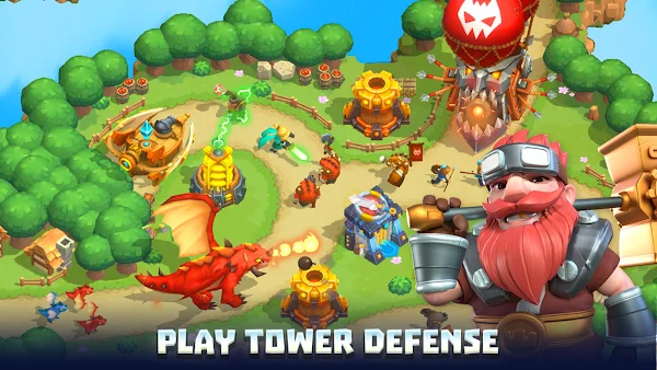 Wild Sky TD: Tower Defense RPG screenshot
