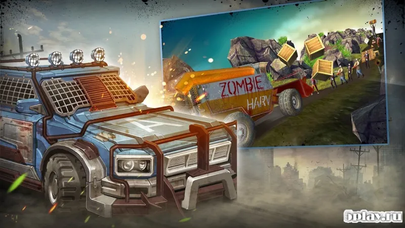 Wild Truck Hitting Zombies screenshot 1