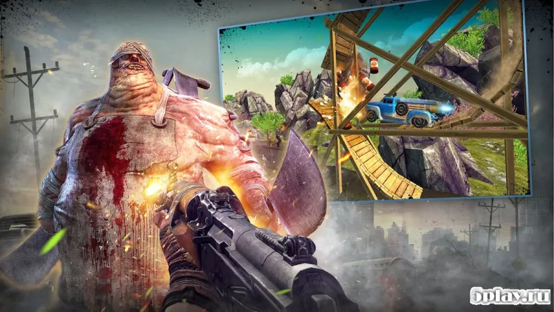 Wild Truck Hitting Zombies screenshot 3