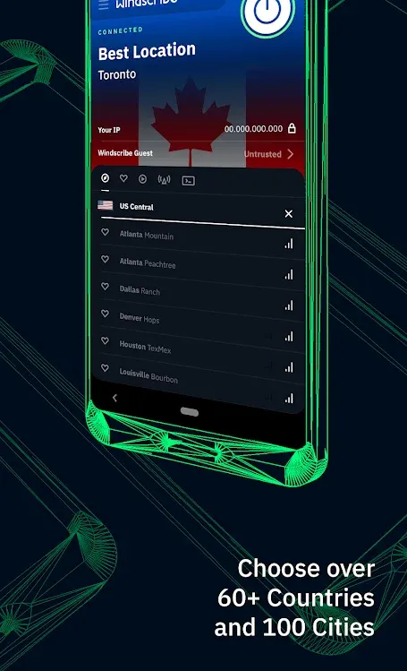 Windscribe VPN 2.4.2.562 screenshot 2