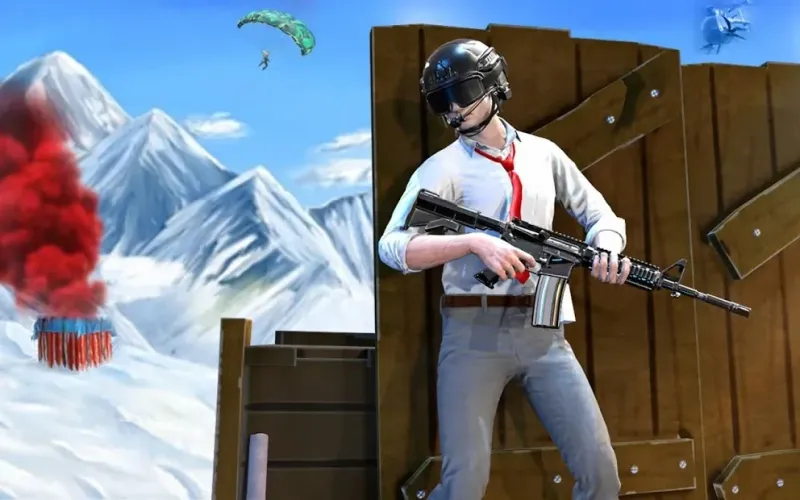 Winter Elite Free Firing Survival : Battle Royale 2.7 screenshot 1