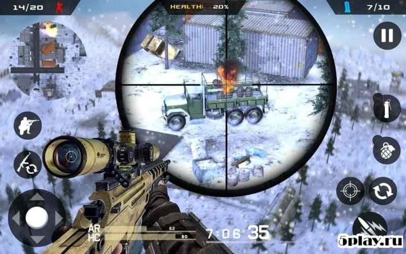 Winter Mountain Sniper - Modern Shooter Combat screenshot 2