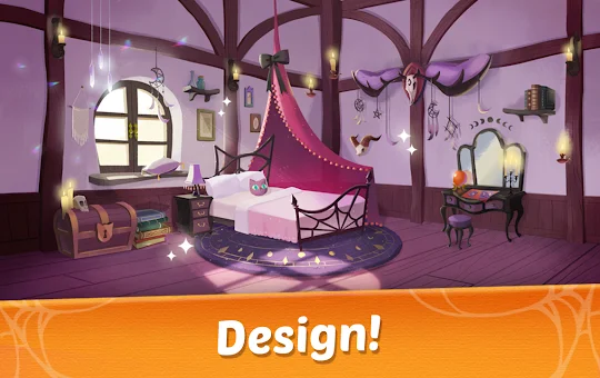 Witch & Cats – Cute Match 3 screenshot