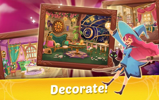 Witch & Cats – Cute Match 3 screenshot