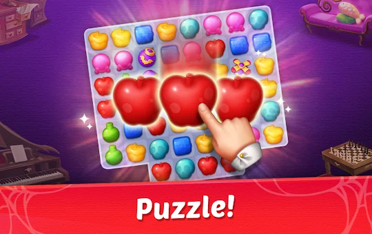 Witch & Cats – Cute Match 3 screenshot