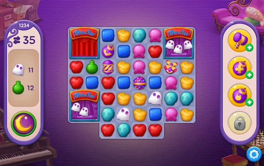 Witch & Cats – Cute Match 3 screenshot