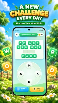 Word Meadow: Brain Puzzle Game screenshot