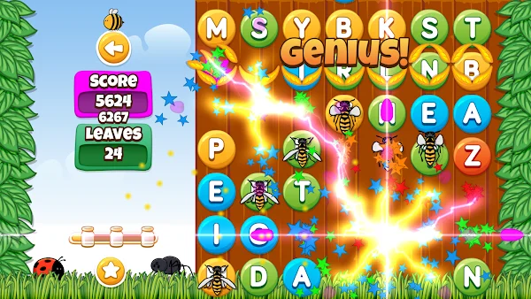 WordBuzz: The Honey Quest screenshot