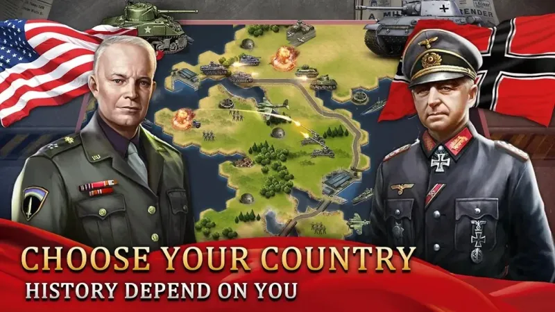 World War 2: WW2 Grand Strategy Games Simulator 1.0.5 screenshot 1