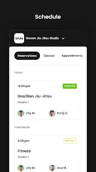 Woven Jiu Jitsu Studio screenshot