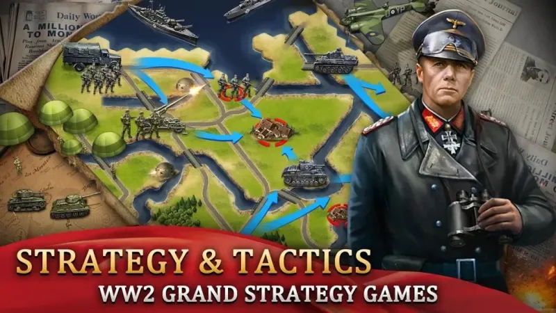 WW2: World War 2 Strategy & Tactics games v1.0.7 screenshot 4