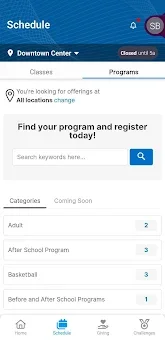 YMCA Buffalo Niagara screenshot