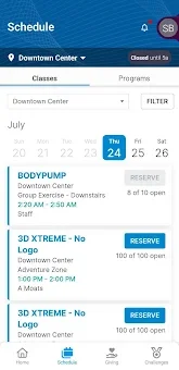 YMCA Buffalo Niagara screenshot