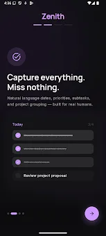 Zenith: Tasks & Habits screenshot